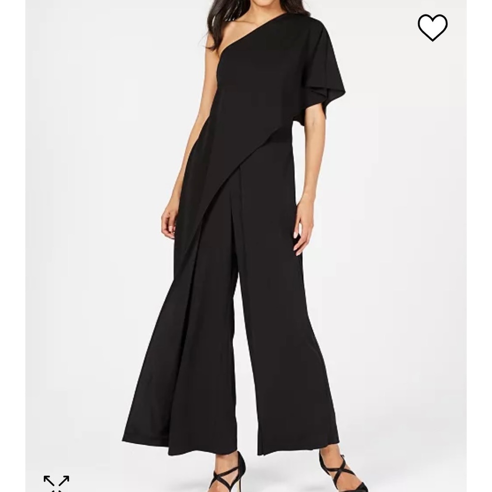 Adrianna Pappell black jumpsuit
